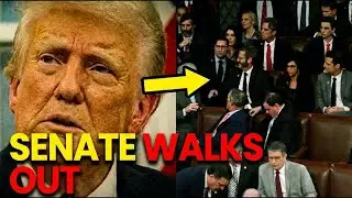 TRUMP CAUGHT OFF GUARD AS SENATE WALKOUT STUNS CAPITOL