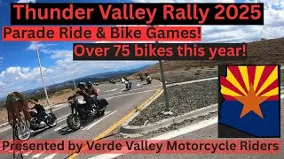 Thunder Valley Rally 2025, Parade ride, & bike games in northern Arizona! #VVMR #TVR