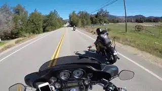 Highway 79 Japatul Valley Road to Julian, Ca On a Harley Davidson Street Glide