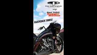 Paul Yaffe&rsquo;s Bagger Nation Razorback Stretched Fuel Tanks