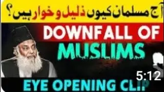 Musalman Iss waqt duniya me q khuwar or zaleel hai|Muslmanon k zawal ki wajah 