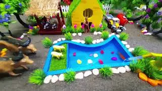 Farm Toy video  I Built a Mini Farm at Home I Built a Mini Farm at Home