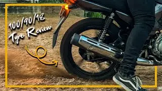 Panther Trekker 100/90/18 Tyre Review: How it performs with Ybr 125g.