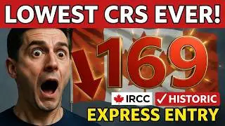 🇨🇦 HISTORIC: Express Entry Draw Feb 19 - LOWEST CRS EVER at 169! What This Means For YOU