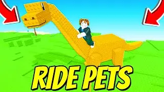 Как кататься на питомцах в игре Catch and Tame! Roblox