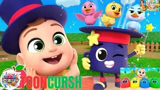 🎩 Tricks for Kids! 🪄 Magic Hat Song 🎵 | Fun Learning Rhyme | ToonCrush 🌟