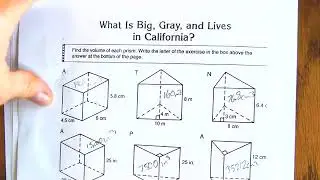 Volume of triangular prisms geometry