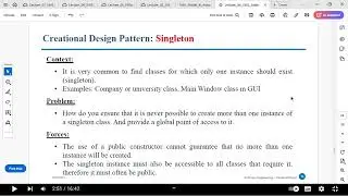 Singleton Pattern ✊ :)