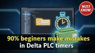 Таймеры Delta PLC для начинающих || Пошаговое программирование таймеров