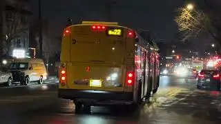 MABSTOA: 2025 New Flyer XD60 #6300 on Bx22 to Bedford Park Paul 205 St