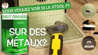 Vous vouliez voir si la xTool F1 peut graver sur des métaux?