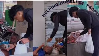 HELPING THE HOMELESS  PEOPLE IN MUMBAI |@Kunalchavan26