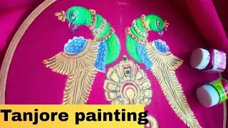Tanjore painting Blouse இல் Paint செய்வது எப்படி ? Step by step tutorial..