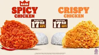BARU! Spicy Chicken Burger King, pedesnya bikin ketagihan🤤🍗🌶️