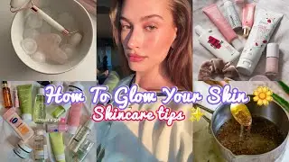 How To Glow Your Skin Naturally At Home 🎀 || Step By Step Skincare Tips ✨️