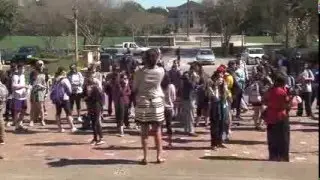 LSU Students Protest Budget Cuts