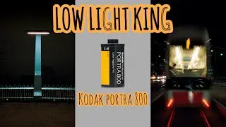 Testing Kodak Portra 800 in Low Light | Night Film Photography Results