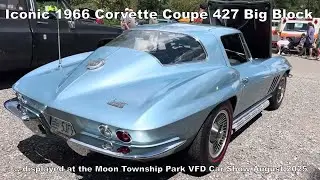 2025 Moon Park VFD Car Cruise - an ICONIC &lsquo;66 Corvette 427 425HP Big-block Coupe with Side-pipes