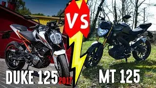 MT 125 OU DUKE 125 2017-LAQUELLE CHOISIR ?