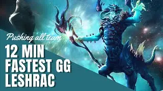 FASTEST Dota 2 Game All push 12 MIN GG | LESHRAC