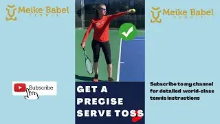 Tennis Serve: how to get a precise toss. Full video below #tennis #tennisserve