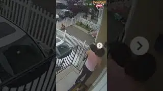 Сталкер проследил за мной до дома (снято на кольцевую камеру) #шорты