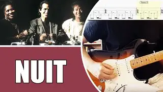 Nuit - Fredericks, Goldman & Jones | Guitar solo cover with tabs #60