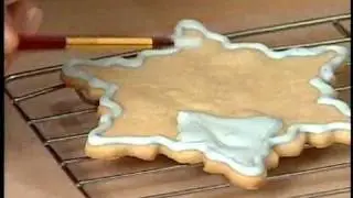 Swirled Snowflake Cookies