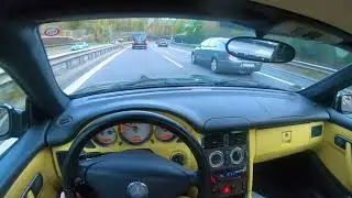 // 🚗 2001 Mercedes Benz SLK 230 Kompressor R170 | POV | Autobahn