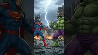 fight between Hulk and Superman #ai #hulk #cartooncharacter #viralvideo #chotabheem