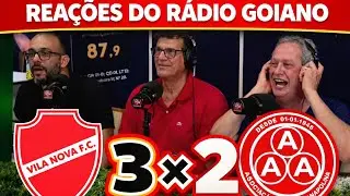 REAÇÕES DO RÁDIO GOIANO - VILA NOVA 3×2 ANAPOOLINA | Campeonato Goiano 2026