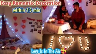 Romantic Date Night Decoration | How To Make Canopy | Easy Decoration at Home 2021