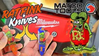Новые ножи Rat Fink Kershaw от Matco Tools и новый фонарь Milwaukee Pack Out