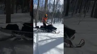 Pro rmk bikeman can sound #upperpeninsula #polaris #snowmobile #action