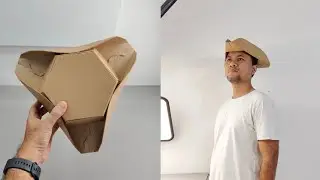 Panduan Pembuatan Topi Bajak Laut model Tricorn Dari Kardus Menggunakan Pola 2753 dari KRAF Studio
