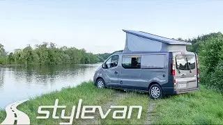 Van am&eacute;nag&eacute; Stylevan EQUINOX II  avec lit permanent  (la nouvelle vid&eacute;o 2022 en description 👇)