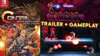 Classic Contra Returns: Operation Galuga - Trailer + Gameplay Nintendo Switch 4K