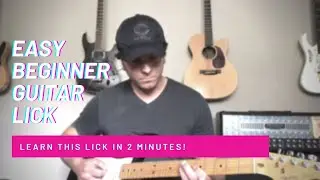 Easy Blues Guitar Lick for New Guitarists