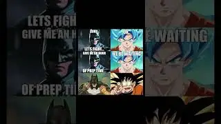 Goku vs Batman | Power vs Mind 💥 #shorts