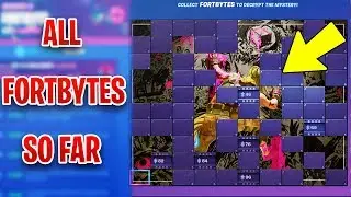 ALL FORTBYTE LOCATIONS SO FAR - TILL PATCH 9.10 (Fortnite)