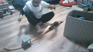 Building wooden train track! Brio accessories and other wooden train tracks! Part 1