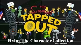 The Simpsons Tapped Out: Fixing The Character Collection Part 1 (Spring King)