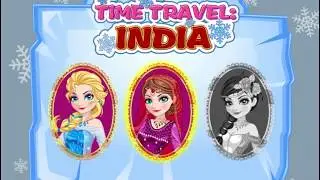 Dress up games: Ice Queen Time Travel India - Makeover games for girls, learn colors