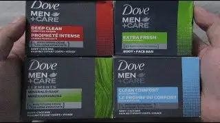 Dove Men Bar Soaps Haul Plus Quick Reviews ASMR