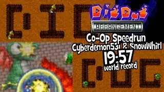 Dig Dug Arrangement Co-Op World Record Speedrun in 19:57 by Cyberdemon531 & SnowWhirl