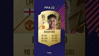 RASHFORD EVOLUTION OF THE LAST 6 FIFA CARDS⚽🎮 #fifa #eafc25