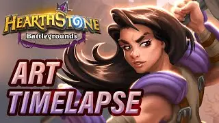 Hearthstone Barov's Apprentice Art Timelapse