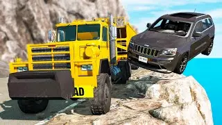 Bandits Chases vs. Truckers crashes #5 - Beamng drive