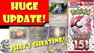 HUGE Pok&eacute;mon Card 151 update! These Cards Let You Cheat! Ditto is Broken! (Pok&eacute;mon TCG News)