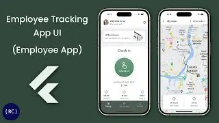 Employee Tracking Employee App UI in Flutter | Time Tracker App | TrackerJet